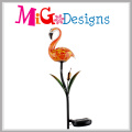 LED-Glasblumenmuster-Solarlicht-Garten-Stange